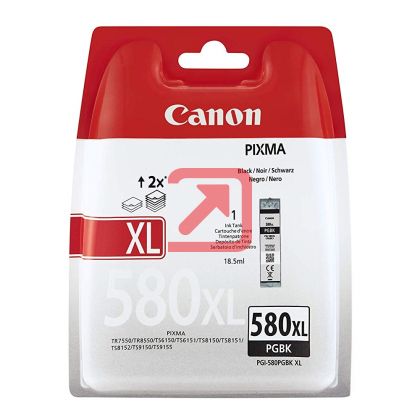 Консуматив Canon PGI-580XL PGBK + Canon Plus Glossy II PP-201, 10x15 cm, 100 sheets
