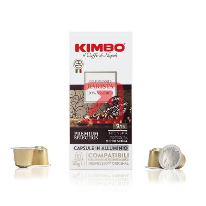 Кафе капсула Kimbo Espresso Barista 10 бр., съвместими с Nespresso