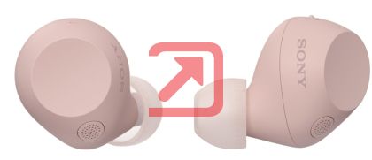 Слушалки Sony Headset TWLS WF-C710N, pink
