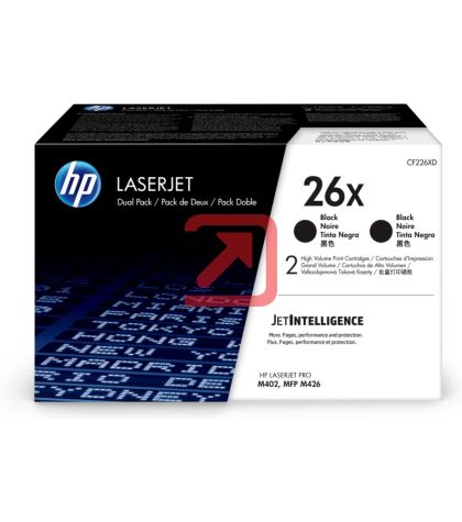 Консуматив HP 26X High Yield Black Original LaserJet Toner Cartridge (CF226X)