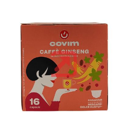 Кафе капсула Covim Ginseng 16 бр., съвместими с Dolce Gusto