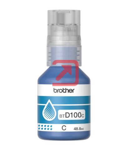Консуматив Brother BT-D100C Cyan Ink Bottle