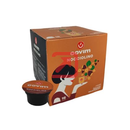 Кафе капсула Covim Nocciolino 16 бр., съвместими с Dolce Gusto