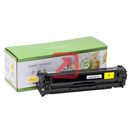 Тонер касета универсална Static Control Yellow HP no. 125A CB542A 128A CE322A 131A CF212A CRG-716Y CRG-731Y SUPER PREMIUM Съвместим консуматив, стандартен капацитет 1 400 стр.