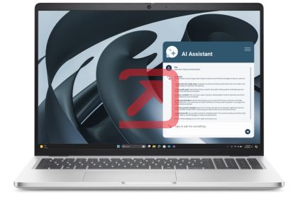 Лаптоп Dell Pro 16 Plus PB16255, AMD Ryzen AI 5 PRO 340, 16GB, 512GB SSD Gen4, 16.0" FHD+, AMD Radeon 840M, FgrPr & SmtCd, FHD, IR Cam, Mic, WLAN + BT, Backlit Kb, 3 Cell, W11Pro