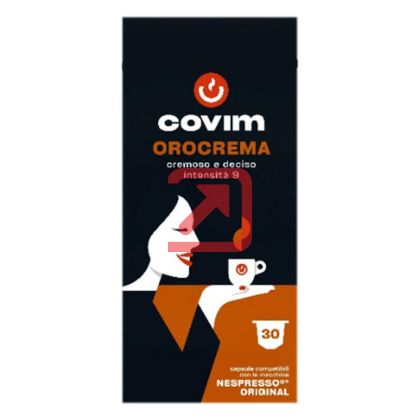 Кафе капсула Covim Alluminium Orocrema 30 бр., съвместими с Nespresso
