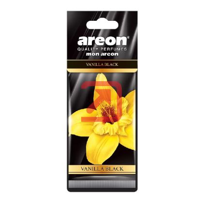Ароматизатор за кола Ареон Мон Черна Ванилия, хартиен