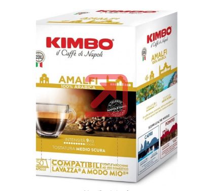 Кафе капсула Kimbo Amalfi 50 бр., съвместими с A Modo Mio