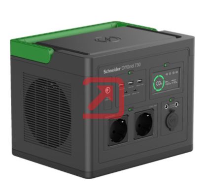 Преносима захранваща станция Schneider OffGrid Portable Power Station 730, 738Wh Lithium-ion, 2 Schuko, Sinewave