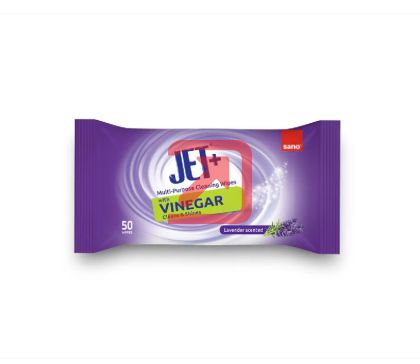 Мокри кърпи Sano Jet + Universal с оцет 50 бр.