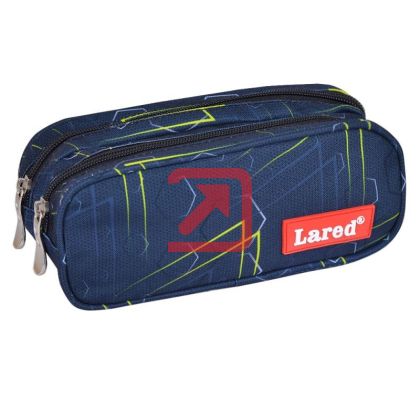 Несесер Lared Denim Urban Без пълнеж, двоен с два ципа 20.5x7x9 cm
