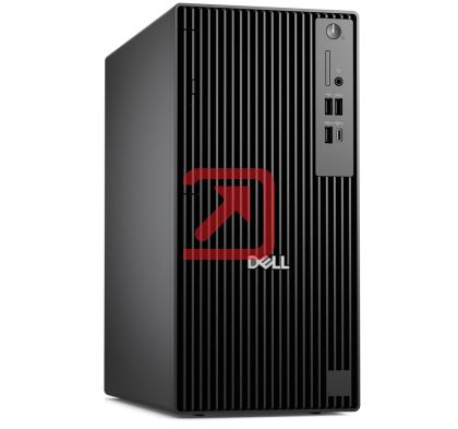 Настолен компютър Dell Pro Tower Plus QBT1250, Intel Core Ultra 7 265 (13 TOPS NPU, 20 cores, up to 5.3GHz), 16GB: 1 x 16GB, DDR5, up to 5600 MT/s, 512GB SSD, Integrated Graphics, 8x DVD+/-RW, Bulgarian Keyboard&Mouse, 260W, Ubuntu, 3Y PS