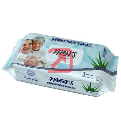 Мокри кърпи Mors Adult, 60 бр. в плик