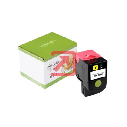 Тонер касета Static Control Yellow Lexmark 71B20Y0 SUPER PREMIUM Съвместим консуматив, стандартен капацитет 2 300 стр.
