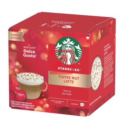 Кафе капсула STARBUCKS® Toffee Nut Latte 12 бр., съвместими с Dolce Gusto®