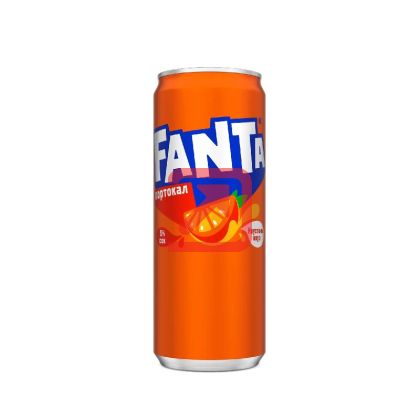Fanta Orange 0.33 l кен, 24 броя в стек