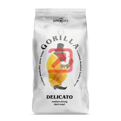 Кафе Gorilla Espresso Delicato, на зърна, 1 kg