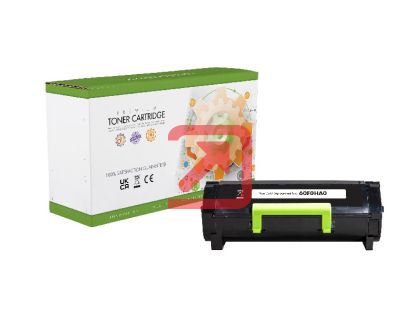 Тонер касета Static Control Black Lexmark 60F0HA0 SUPER PREMIUM Съвместим консуматив, голям капацитет 10 000 стр.