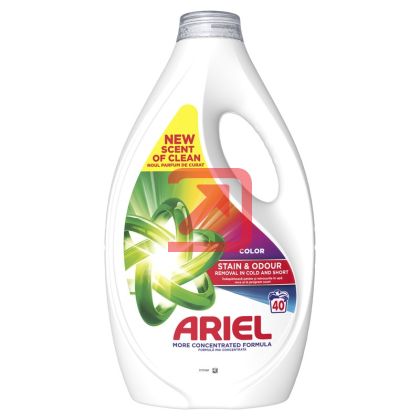 Препарат за пране Ariel Течен, Color, 1.8 l