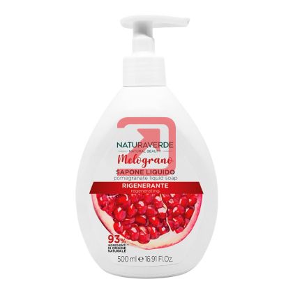 Течен сапун  Naturaverde Melograno, Помпа 500 ml