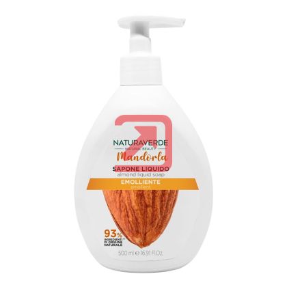 Течен сапун  Naturaverde Mandorla, Помпа 500 ml