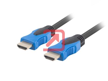 Кабел Lanberg HDMI M/M V2.0 cable 4K 3m CU, black