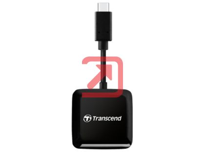 Четец за карти Transcend SD/microSD Card Reader, USB 3.2 Gen 1, Black, Type C