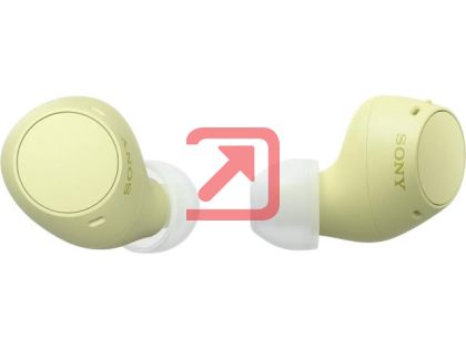 Слушалки Sony Headset WF-C510, yellow