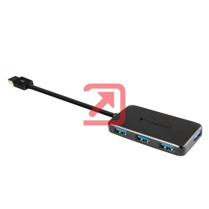 USB хъб Transcend 4-Port HUB, USB 3.1 Gen 1