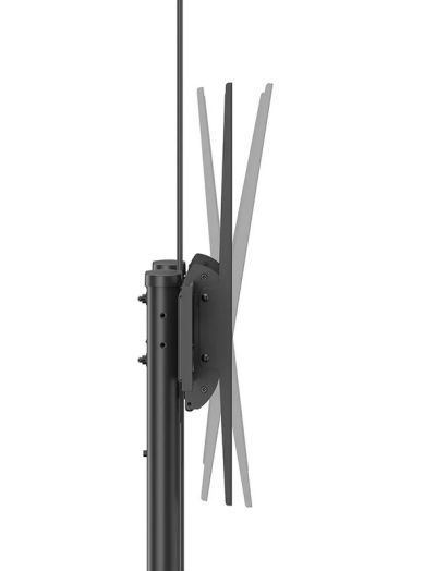 Стойка Neomounts Mobile Flat Screen Floor Stand (height: 128-160 cm)