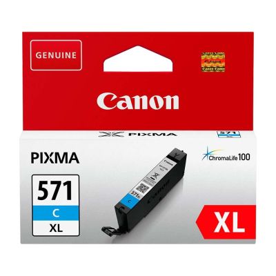Консуматив Canon CLI-571XL C + Canon Plus Glossy II PP-201, 10x15 cm, 100 sheets