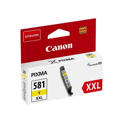 Консуматив Canon CLI-581 XXL Y + Canon Plus Glossy II PP-201, 10x15 cm, 100 sheets