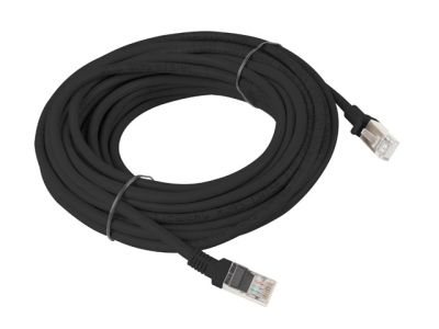 Кабел Lanberg patch cord CAT.6 10m, black