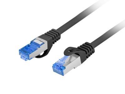 Кабел Lanberg patchcord CAT.6a s/ftp lszh cca 15m black fluke passed