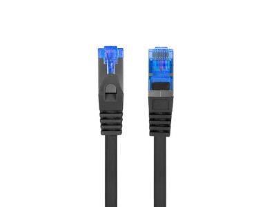 Кабел Lanberg patch cord CAT.6A FTP LSZH CCA 2m Fluke Passed, black