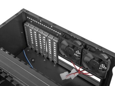 Кутия за сървър Lanberg rackmount server chassis ATX 450/10 19"/4U
