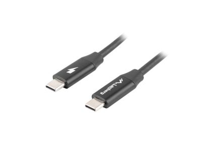 Кабел Lanberg USB-C M/M 2.0 cable 1.8m Quick Charge 4.0, black