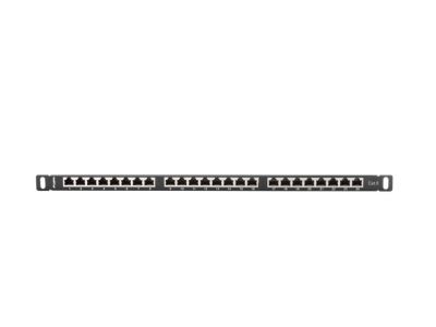 Пач панел Lanberg patch panel 24 port 0.5U CAT.6 shielded, black