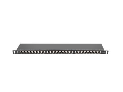 Пач панел Lanberg patch panel 24 port 0.5U CAT.6 shielded, black