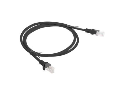 Кабел Lanberg patch cord CAT.6 1m, black