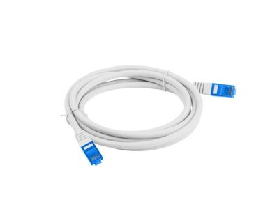 Кабел Lanberg patch cord CAT.6A FTP LSZH CCA 2m Fluke Passed, grey