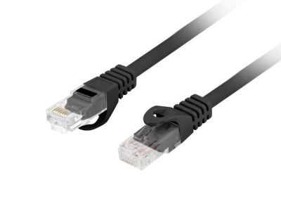 Кабел Lanberg patchcord CAT.6 utp lszh cu 1.5m black fluke passed
