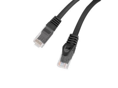 Кабел Lanberg patchcord CAT.6 utp lszh cu 1.5m black fluke passed