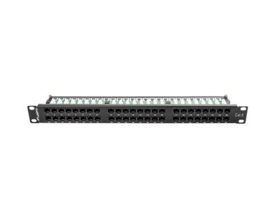 Пач панел Lanberg patch panel 48 port 1U CAT.6, black