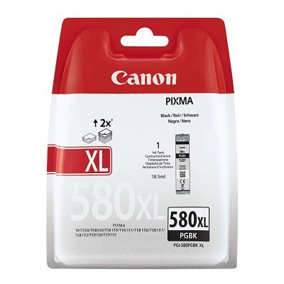 Консуматив Canon PGI-580XL PGBK + Canon Plus Glossy II PP-201, 10x15 cm, 100 sheets