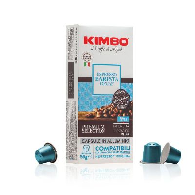 Кафе капсула Kimbo Espresso Barista Decaf 10 бр., съвместими с Nespresso