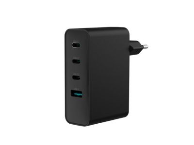 Адаптер Natec USB Charger Ribera 3X USB-C + 1x USB-A 100W, Black