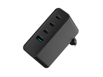 Адаптер Natec USB Charger Ribera 3X USB-C + 1x USB-A 100W, Black