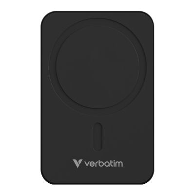 Външна батерия Verbatim Charge 'n' Go Essentials Power Bank Magnetic Wireless 20000mAh Black