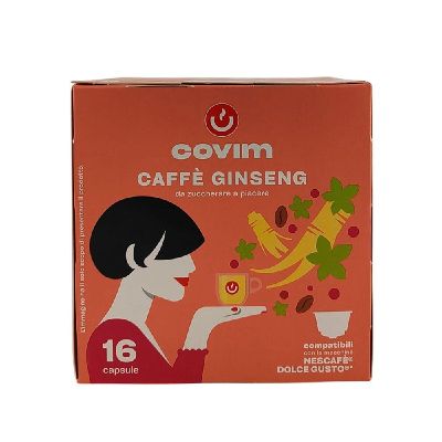 Кафе капсула Covim Ginseng 16 бр., съвместими с Dolce Gusto